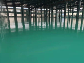 水性环氧涂料用于镇江新坝电器地坪